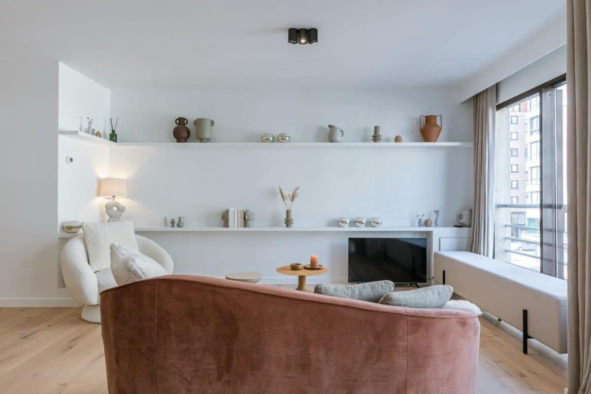 Huswell - High End Apartment Nearby The Beach In Knokke With Parking Exterior foto